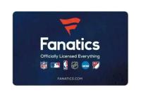 Fanatics Sports Apparel Discounted Gift Cards
