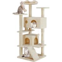 Aidoly Cat Tree 54in Multi Level Cat Tower