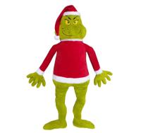 Grinch by Ruz Jumbo Plush in Santa Clothes