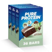 Pure Protein Chocolate Mint Cookie Protein Bars 36 Pack