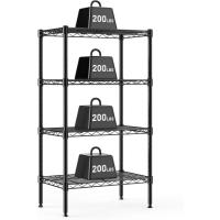 Dumos 4-Tier Metal Wire Storage Shelves