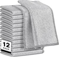 Aidea Non-Scratch Wire Dishcloths 12 Pack