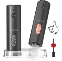 Circle Joy Rechargeable Electric Salt Pepper Grinder Set