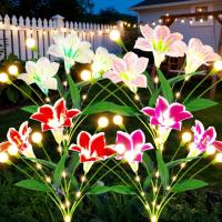 WdtPro Solar Garden Outdoor Lights 4 Pack
