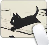 Xsxxsc Cute Black Cat Mouse Pad