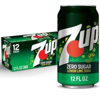 7-Up Zero Sugar Soda 12 Pack