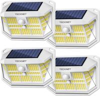 Tecknet 231 LED Solar Motion Lights 4 Pack