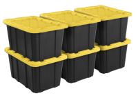 Sterilite Large Storage Bin 6 Pack
