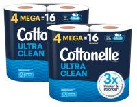 Cottonelle Ultra Clean Toilet Paper 8 Mega Rolls