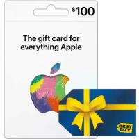 Apple Gift Card with Best Buy Gift Card