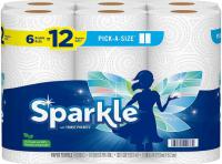 Sparkle Pick A Size 2-Ply Double Roll Paper Towels 6 Pack